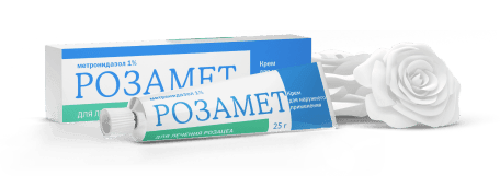 розамет крем от розацеа на лице